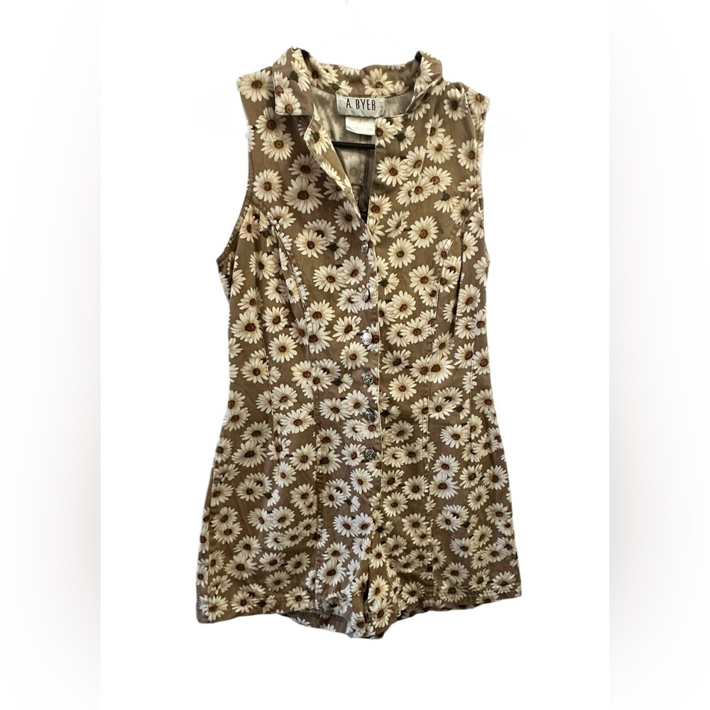 A. Byer Y2K Daisy Romper